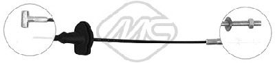 Cable Pull, parking brake (81805)