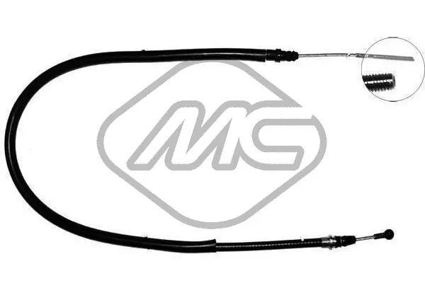 Cable Pull, parking brake (80836)