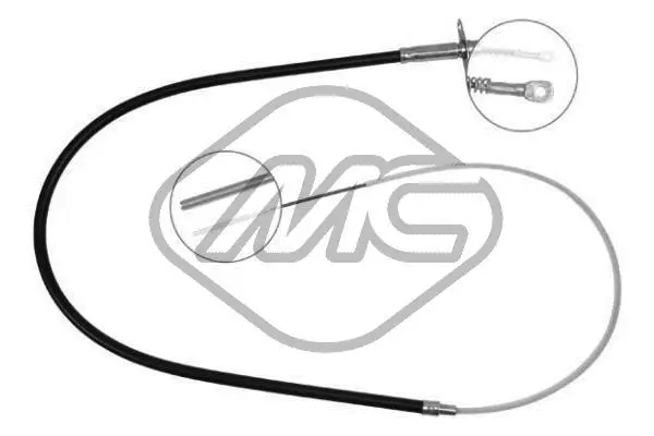Cable Pull, parking brake (80633)