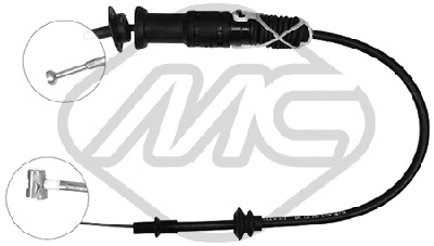 Cable Pull, clutch control (80175)