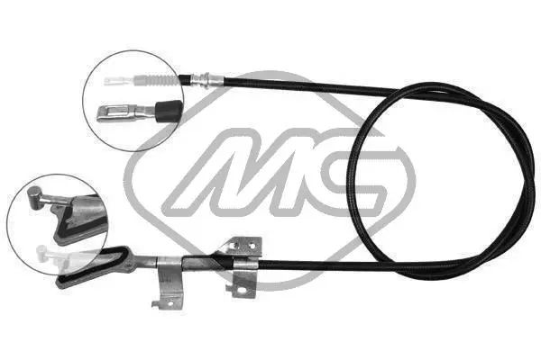 Cable Pull, parking brake (82340)