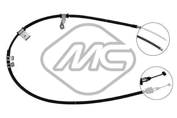 Cable Pull, parking brake (81999)