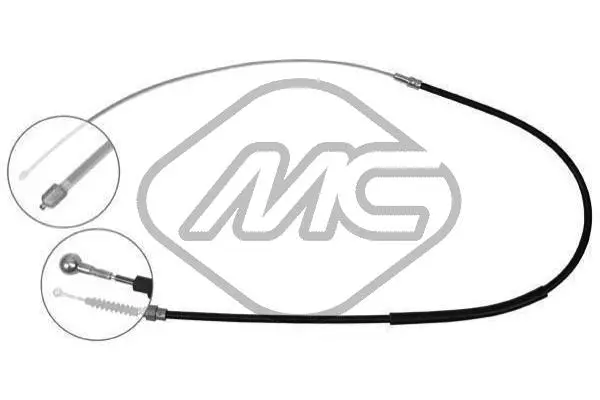 Cable Pull, parking brake (83748)