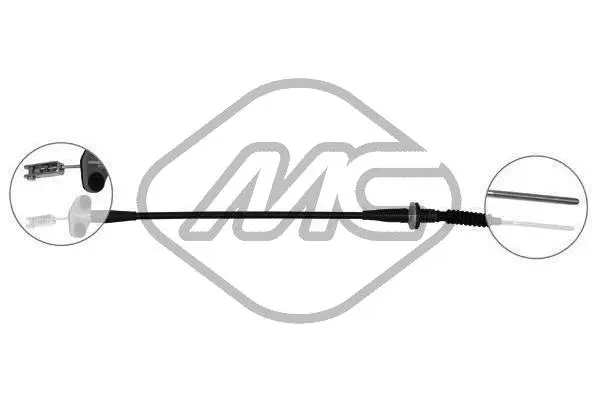 Cable Pull, clutch control (80092)