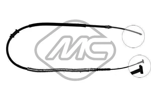 Cable Pull, parking brake (80480)