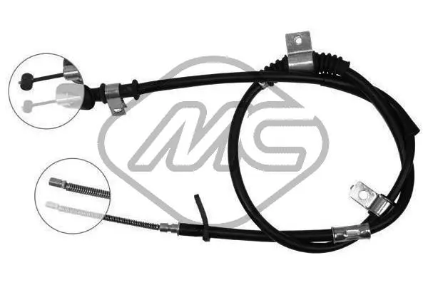Cable Pull, parking brake (81977)