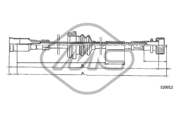 Speedometer Cable (82432)