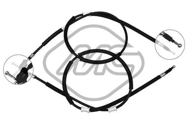 Cable Pull, parking brake (82531)