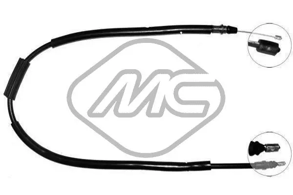 Cable Pull, parking brake (83020)