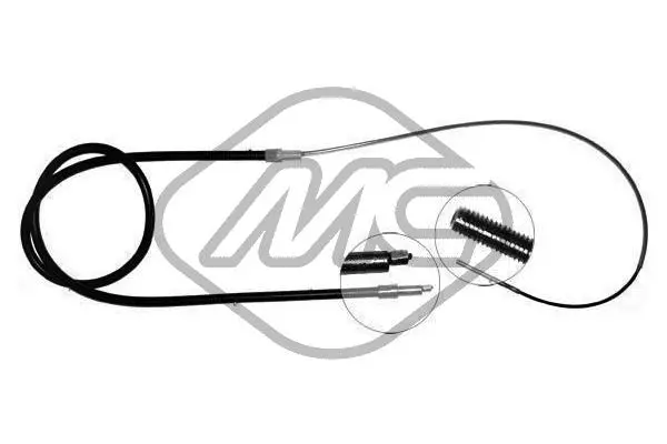 Cable Pull, parking brake (80647)