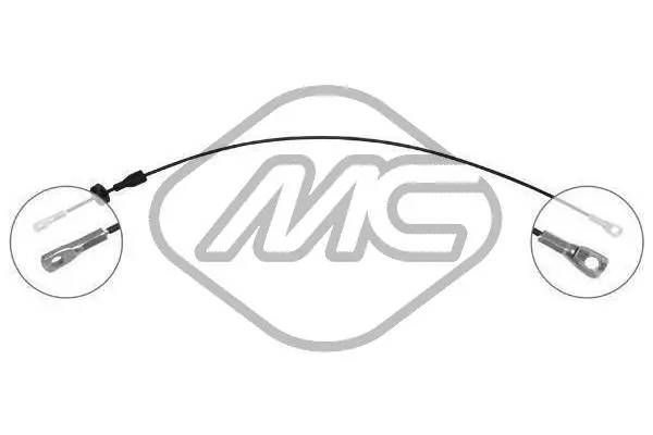 Cable Pull, parking brake (80920)