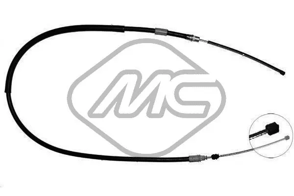 Cable Pull, parking brake (83092)