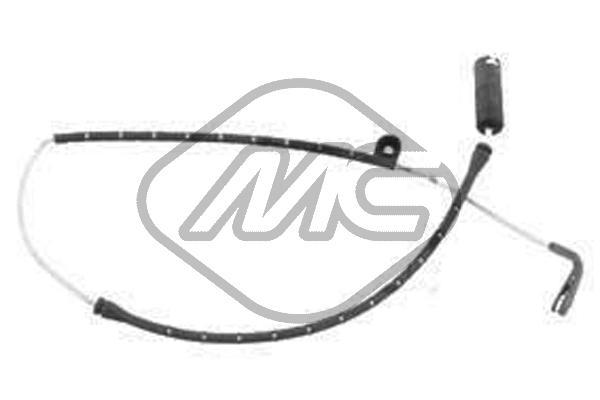Warning Contact, brake pad wear (02127)