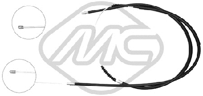Cable Pull, parking brake (80308)