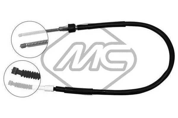 Cable Pull, parking brake (83465)