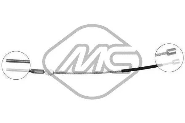 Cable Pull, parking brake (82511)