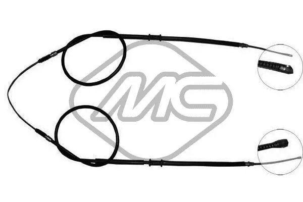 Cable Pull, parking brake (81300)