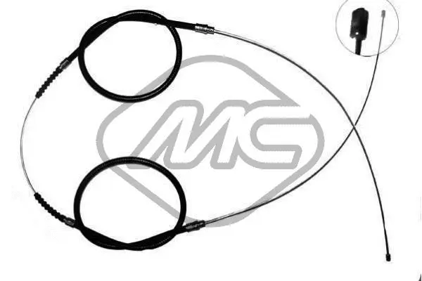 Cable Pull, parking brake (80369)