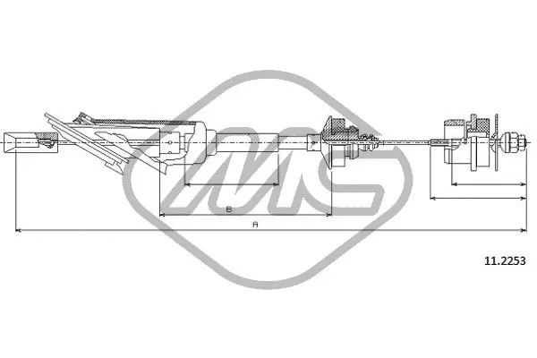 Cable Pull, clutch control (80718)
