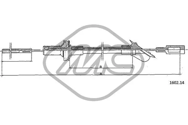 Cable Pull, clutch control (81089)