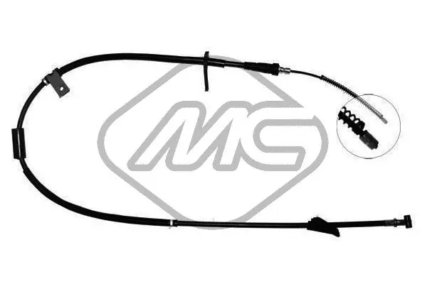 Cable Pull, parking brake (82521)