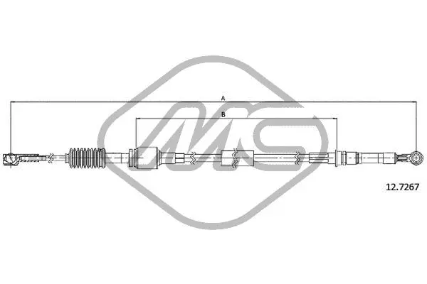 Cable Pull, manual transmission (81142)