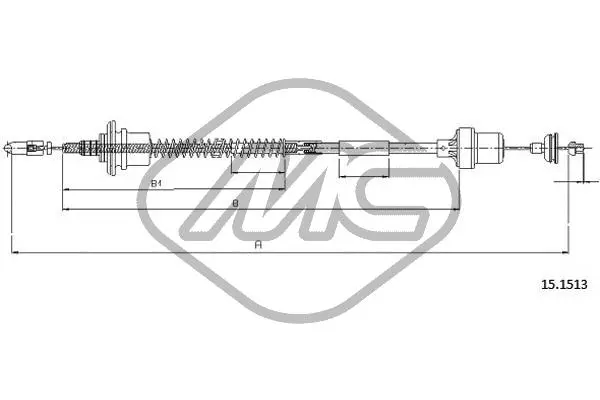 Cable Pull, clutch control (82148)