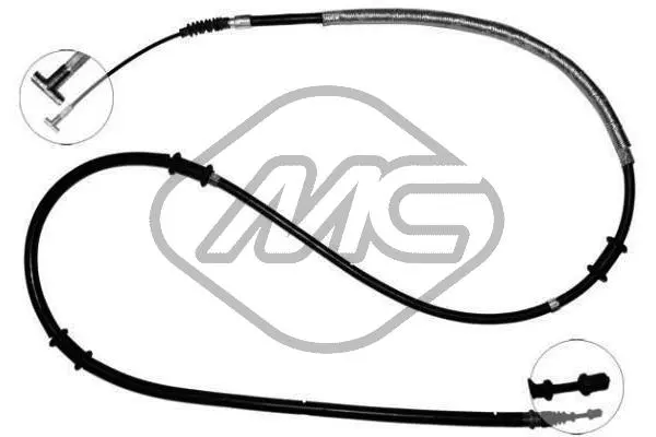 Cable Pull, parking brake (81366)