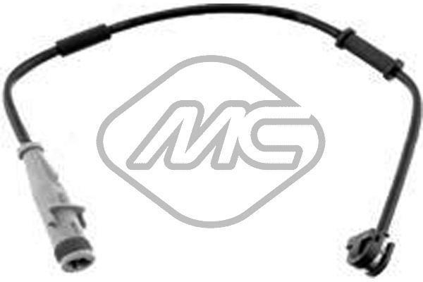 Warning Contact, brake pad wear (02117)