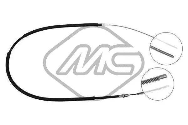 Cable Pull, parking brake (80127)