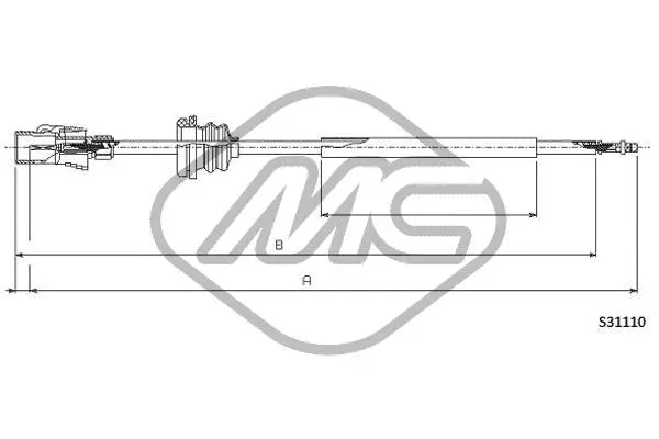 Speedometer Cable (83652)
