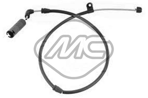 Warning Contact, brake pad wear (02133)