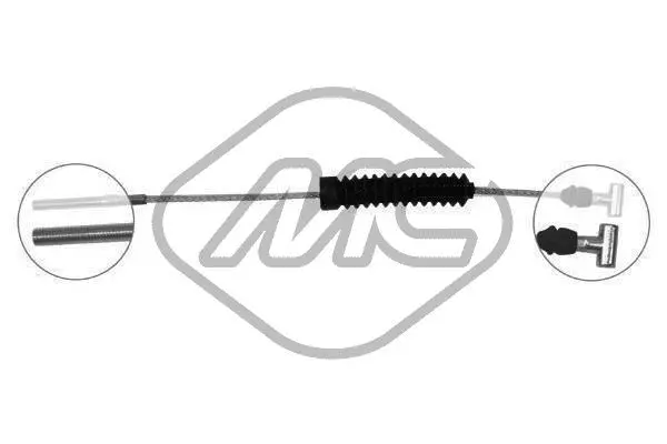 Cable Pull, parking brake (83402)