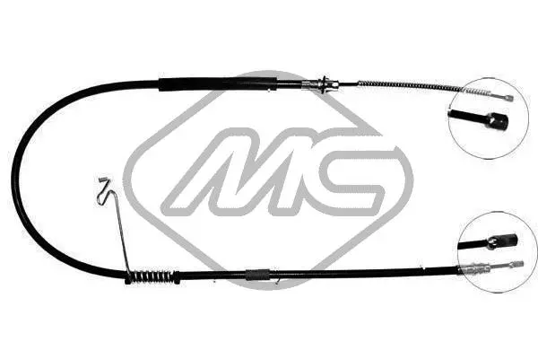 Cable Pull, parking brake (80103)