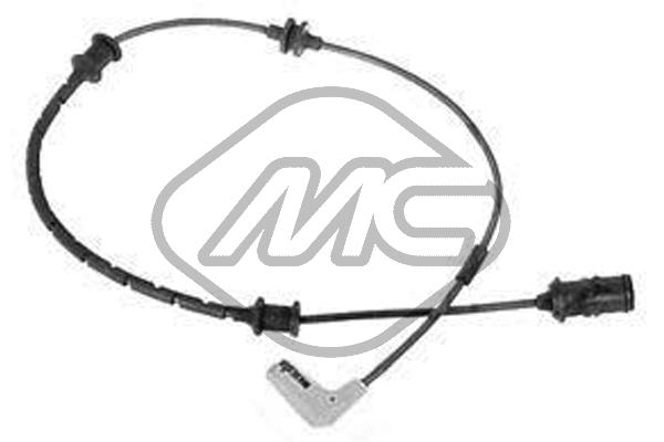 Warning Contact, brake pad wear (02112)