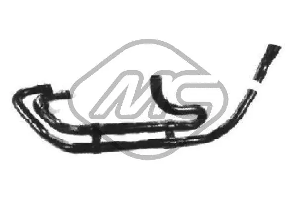 Hose, heat exchanger (heating) (08273)