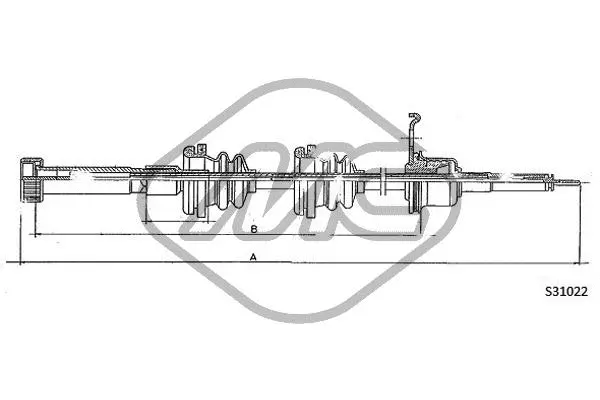 Speedometer Cable (83661)