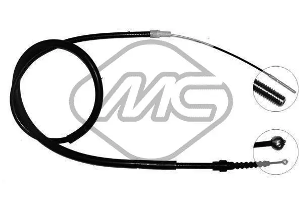 Cable Pull, parking brake (80342)