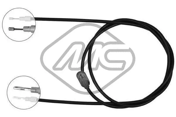 Cable Pull, parking brake (80973)