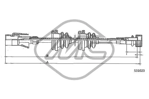 Speedometer Cable (83650)