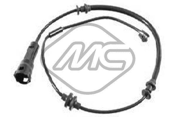 Warning Contact, brake pad wear (02114)