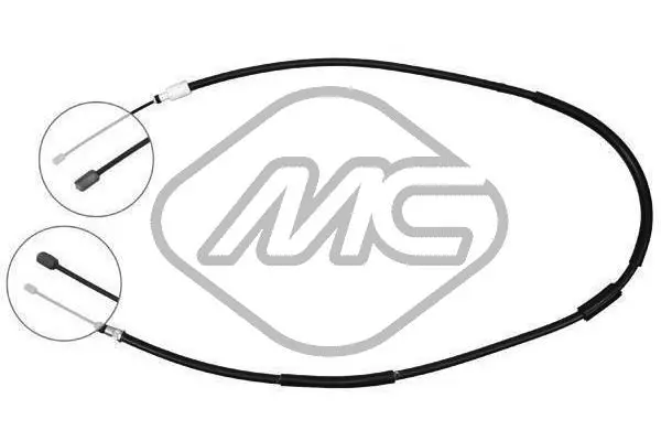 Cable Pull, parking brake (80819)