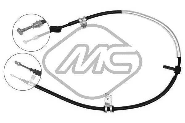 Cable Pull, parking brake (80484)
