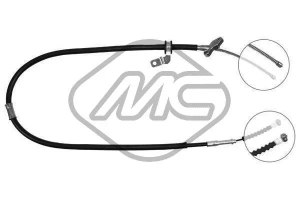 Cable Pull, parking brake (83466)