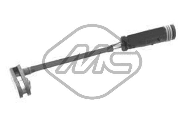 Warning Contact, brake pad wear (02105)