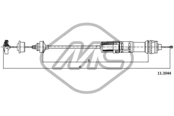 Cable Pull, clutch control (82719)