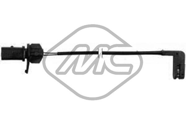 Warning Contact, brake pad wear (02122)