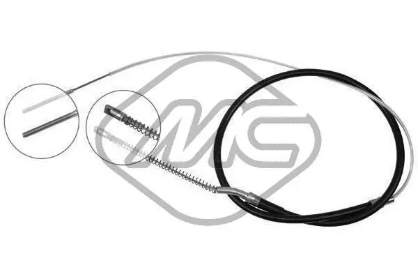 Cable Pull, parking brake (80632)