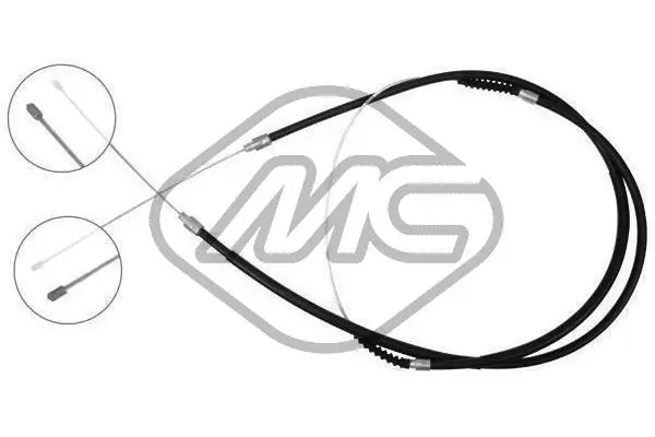 Cable Pull, parking brake (80829)