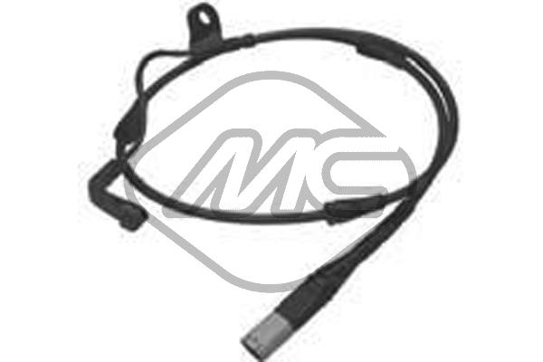 Warning Contact, brake pad wear (02087)
